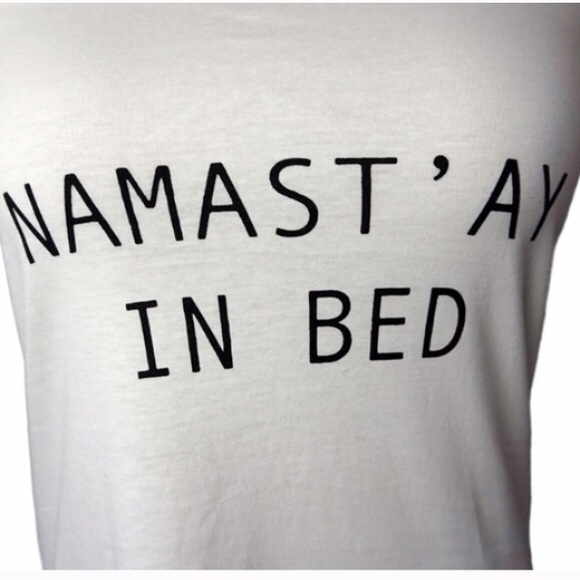 Namast'ay In Bed' Graphic Tank - Picture 2 of 4